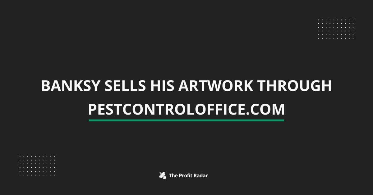 Banksy Sells His Artwork Through pestcontroloffice.com