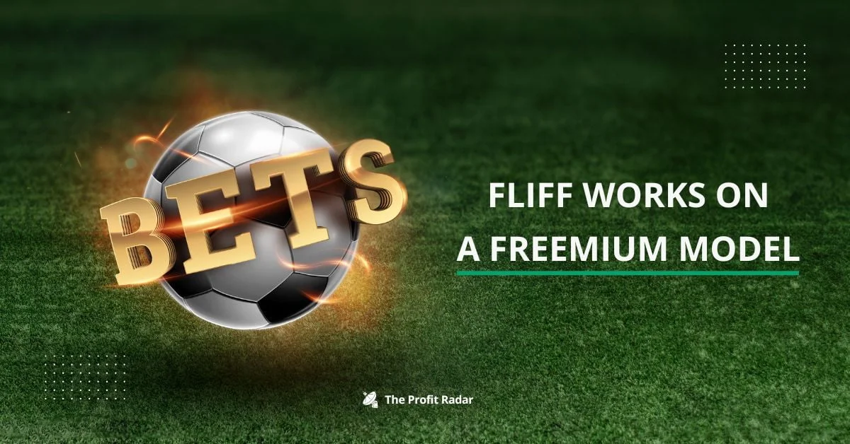 Fliff works on a Freemium Model